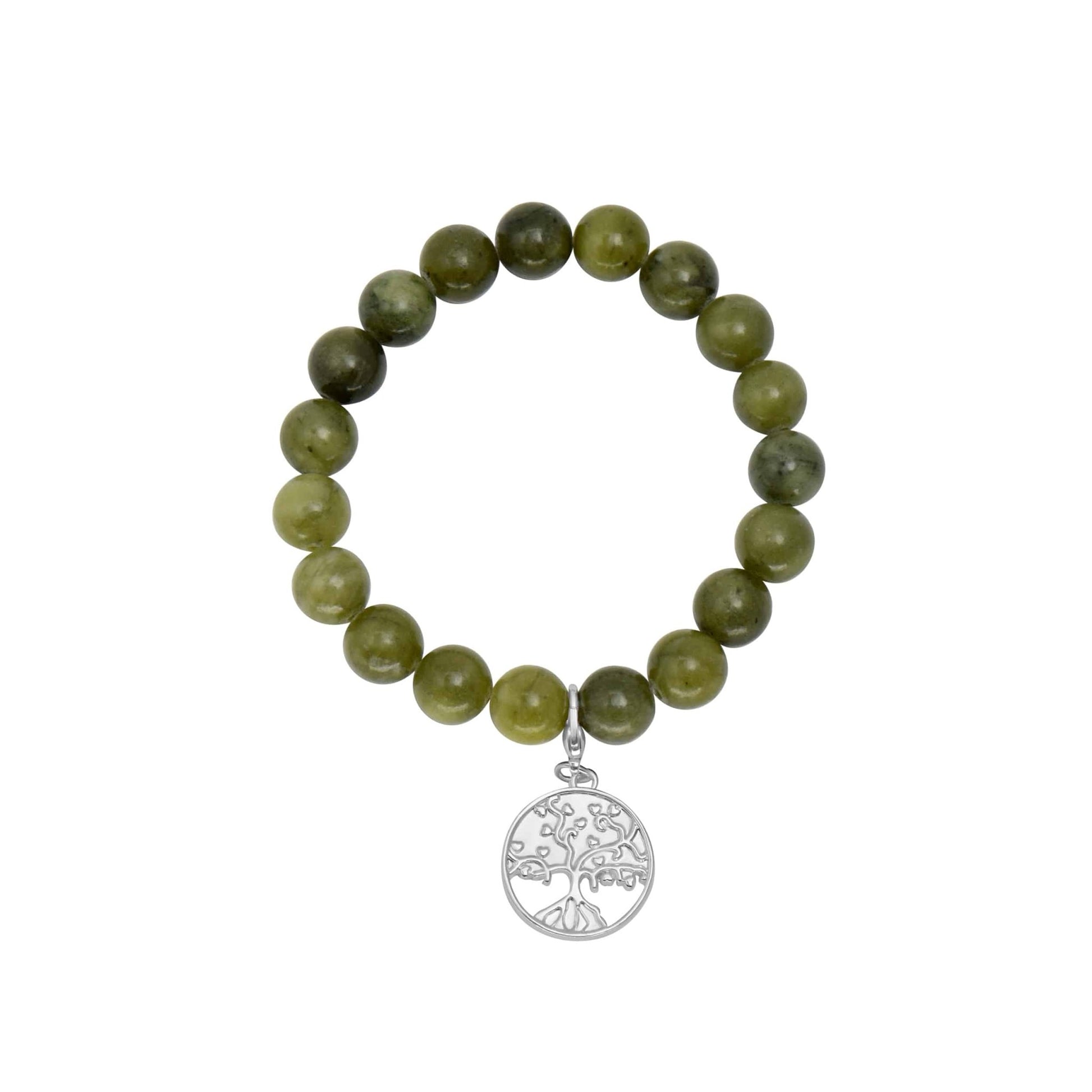 Connemara Marble Tree of Life Charm Bracelet - The Celtic Gift Store - bracelets