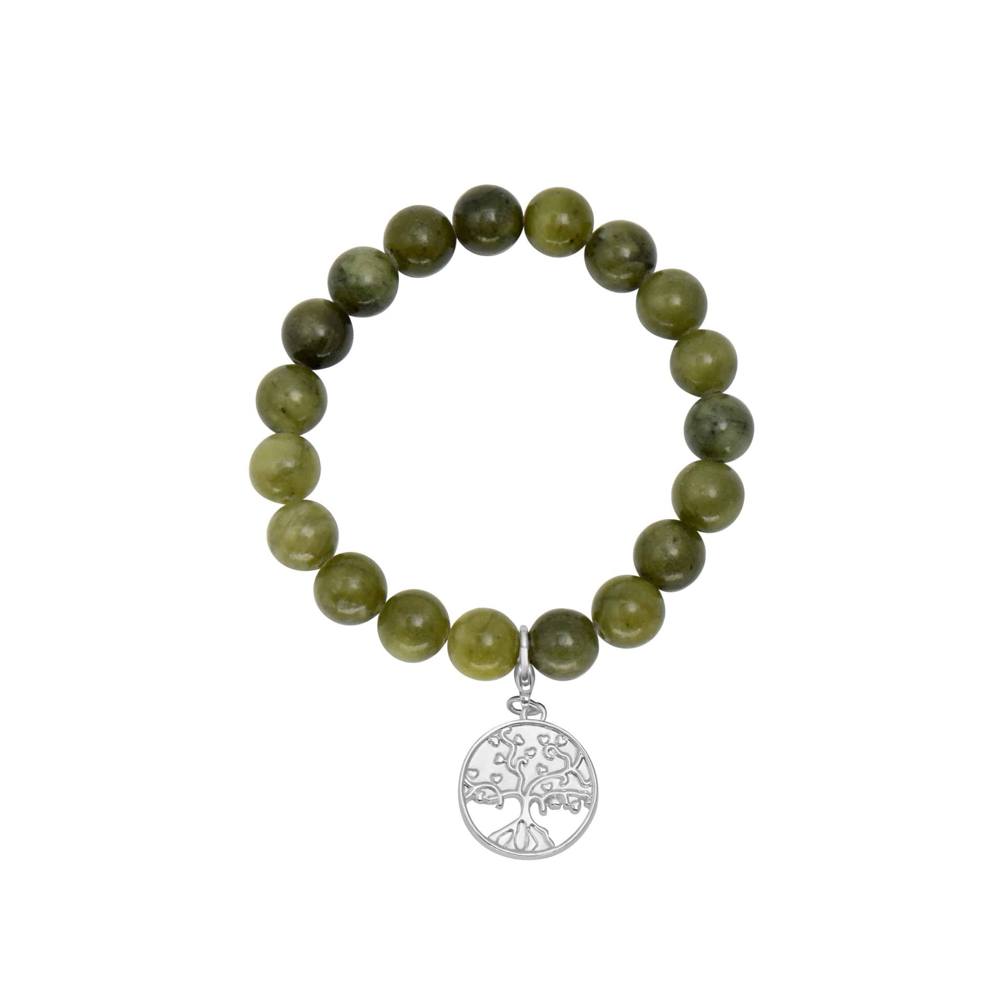 Connemara Marble Tree of Life Charm Bracelet - The Celtic Gift Store - bracelets