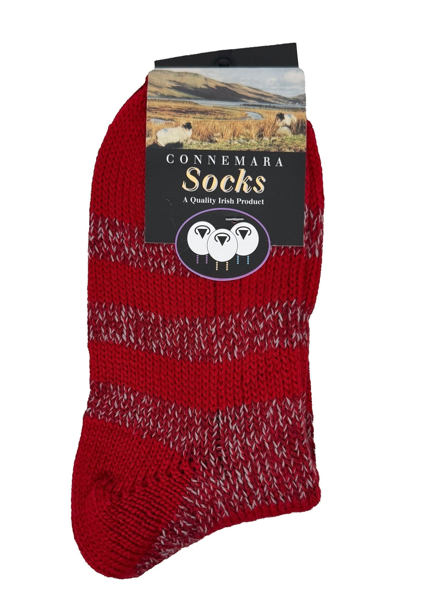 Connemara Stripe Socks - The Celtic Gift Store - Socks