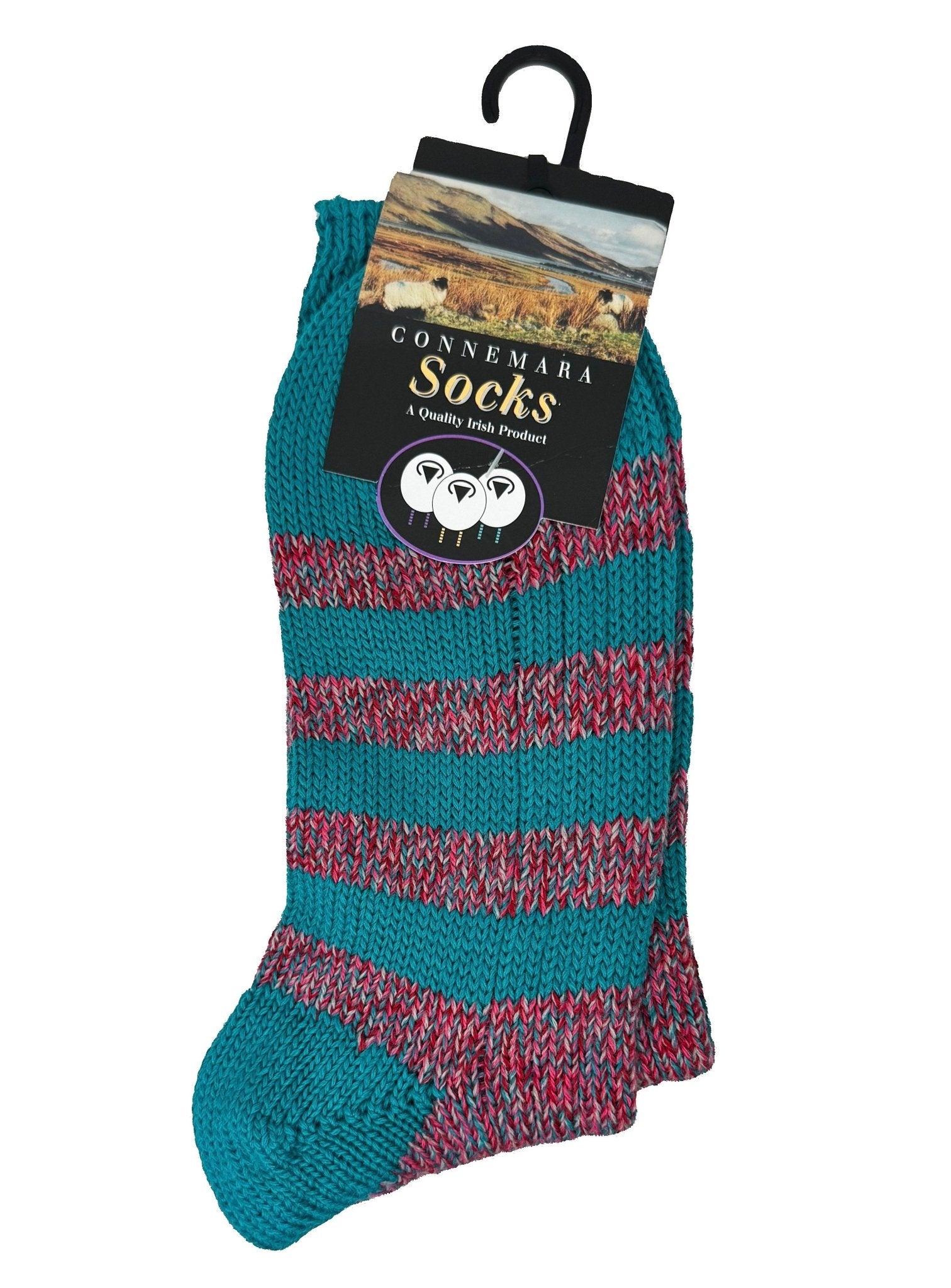 Connemara Stripe Socks - The Celtic Gift Store - Socks