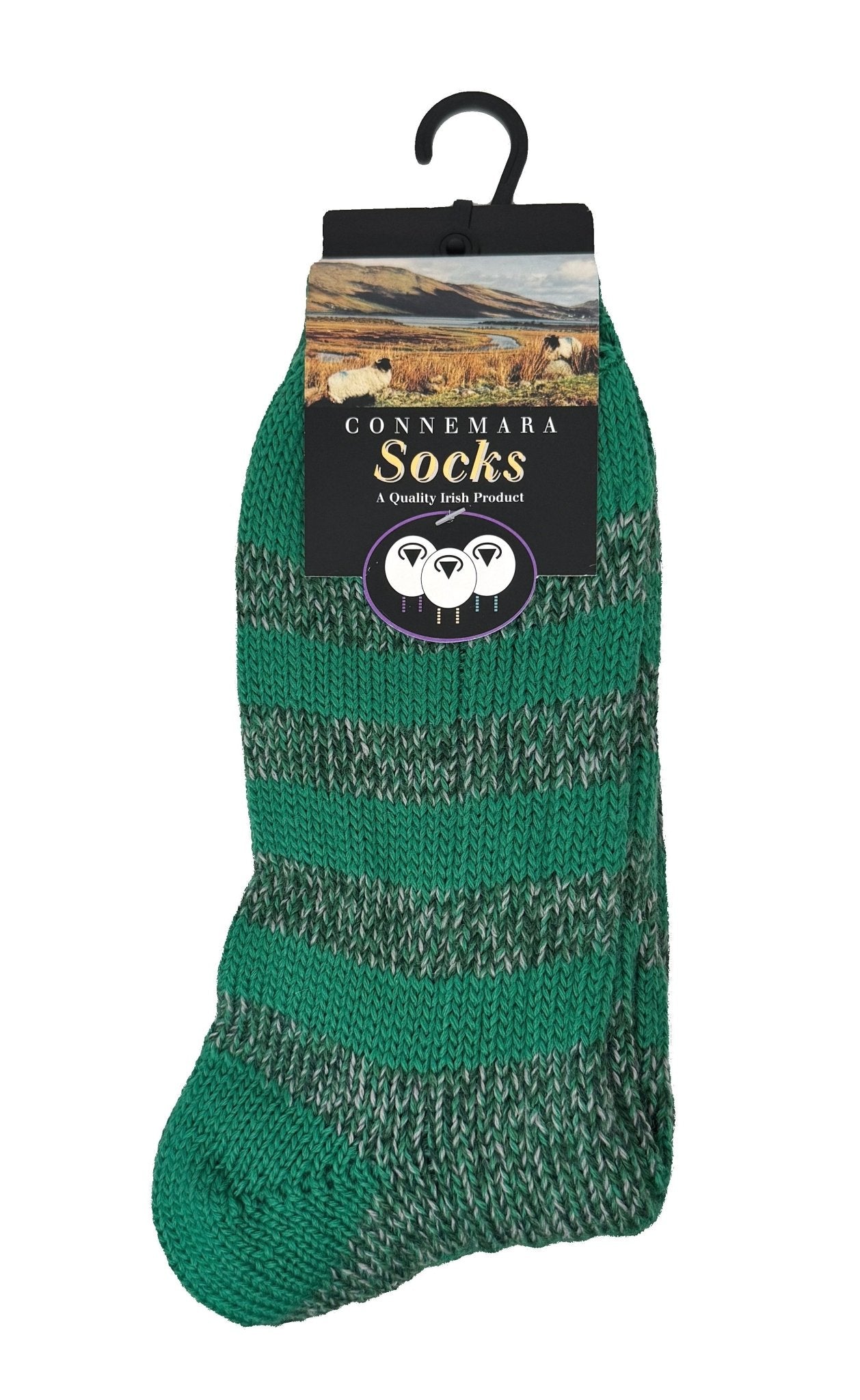Connemara Stripe Socks - The Celtic Gift Store - Socks