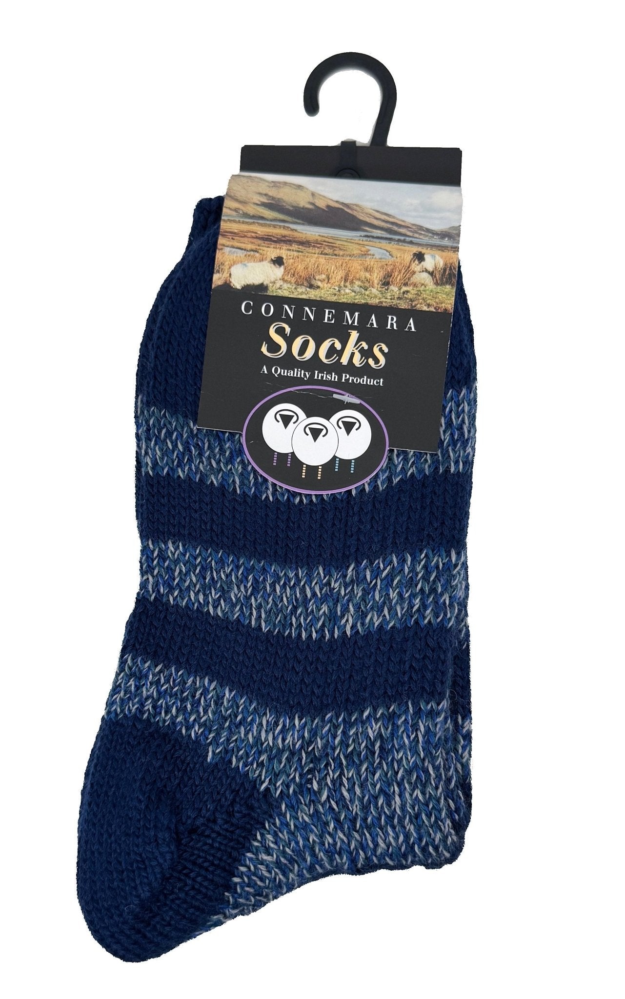 Connemara Stripe Socks - The Celtic Gift Store - Socks