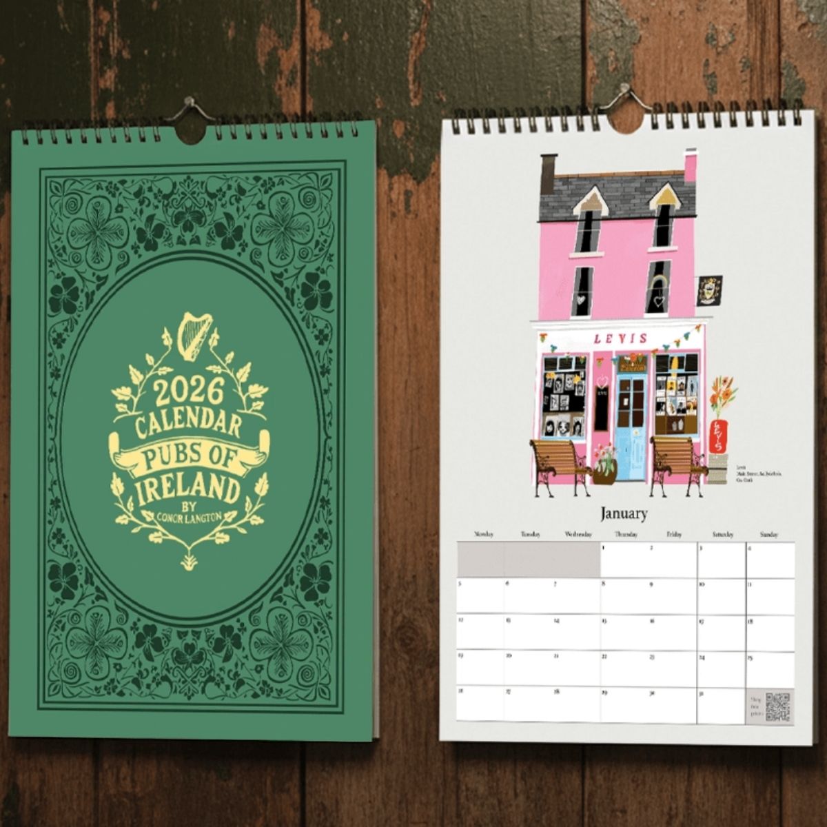 Conor Langton 2026 Pubs of Ireland Calendar