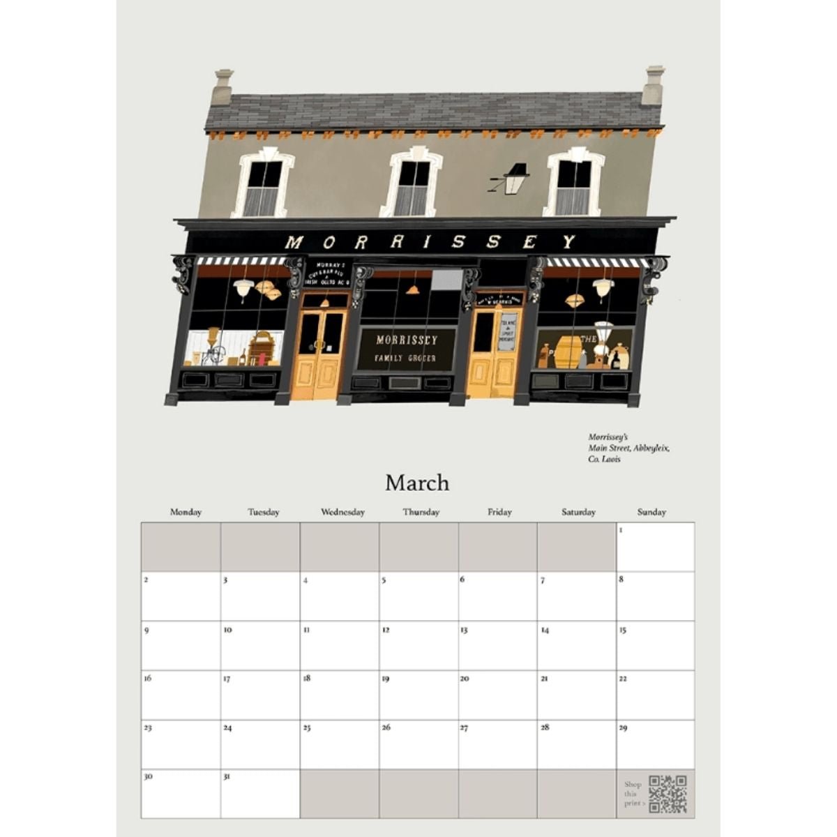 Conor Langton 2026 Pubs of Ireland Calendar