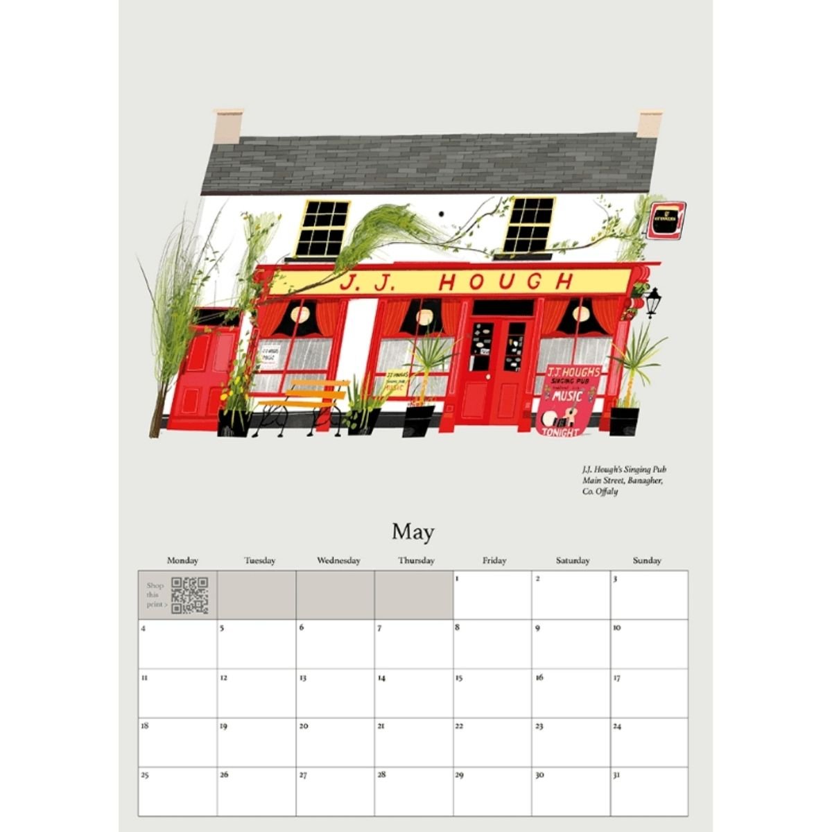 Conor Langton 2026 Pubs of Ireland Calendar