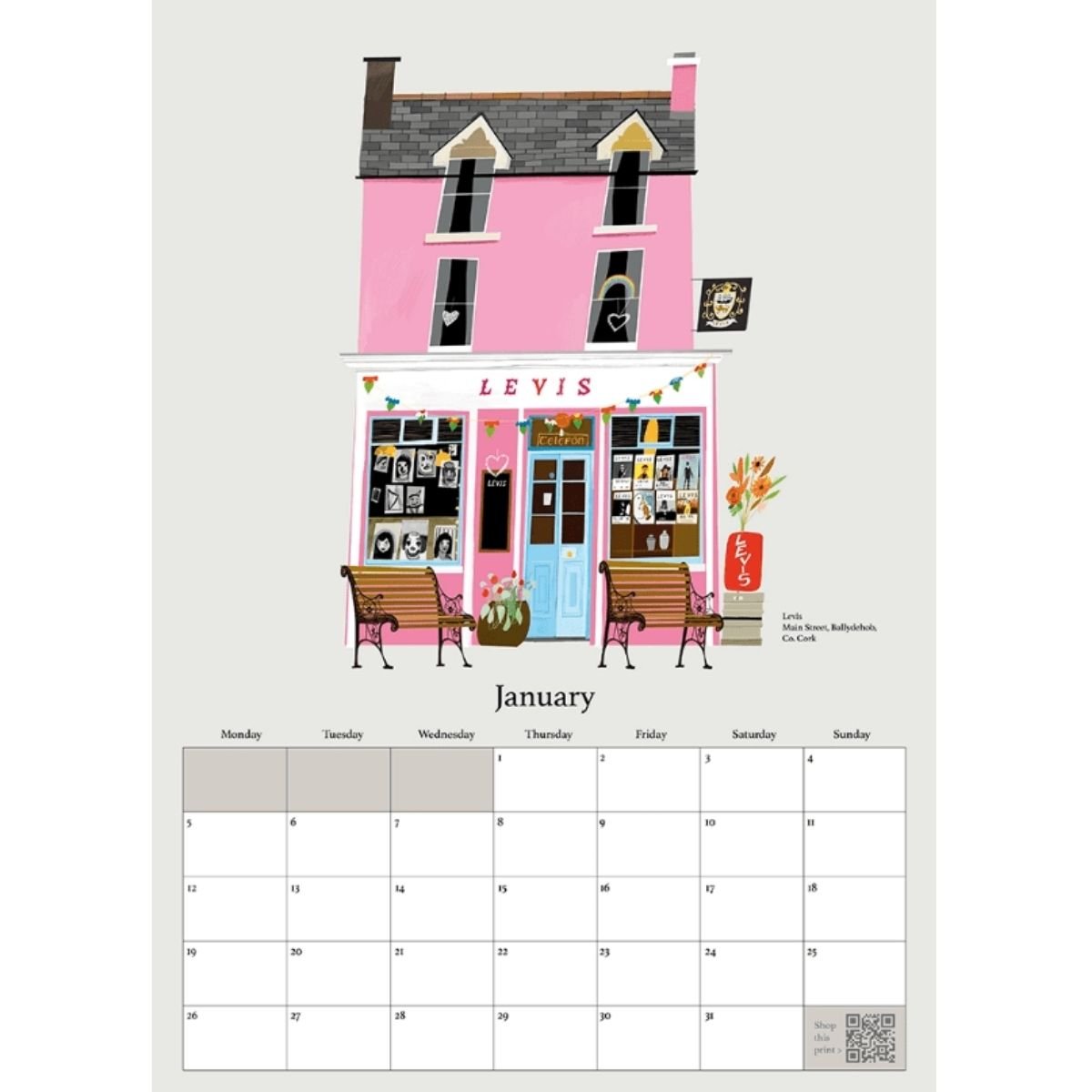 Conor Langton 2026 Pubs of Ireland Calendar