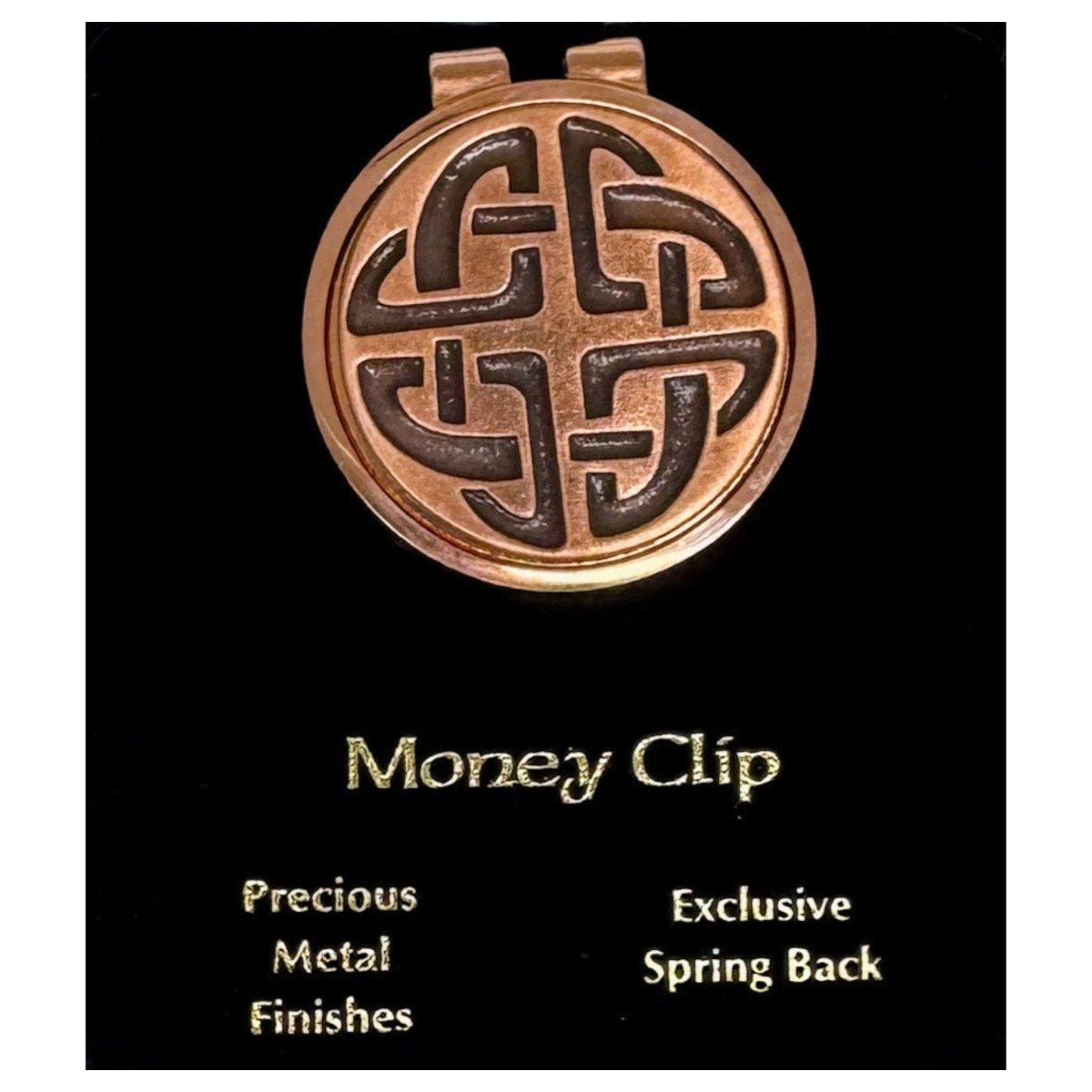 Copper Celtic Knot Money Clip