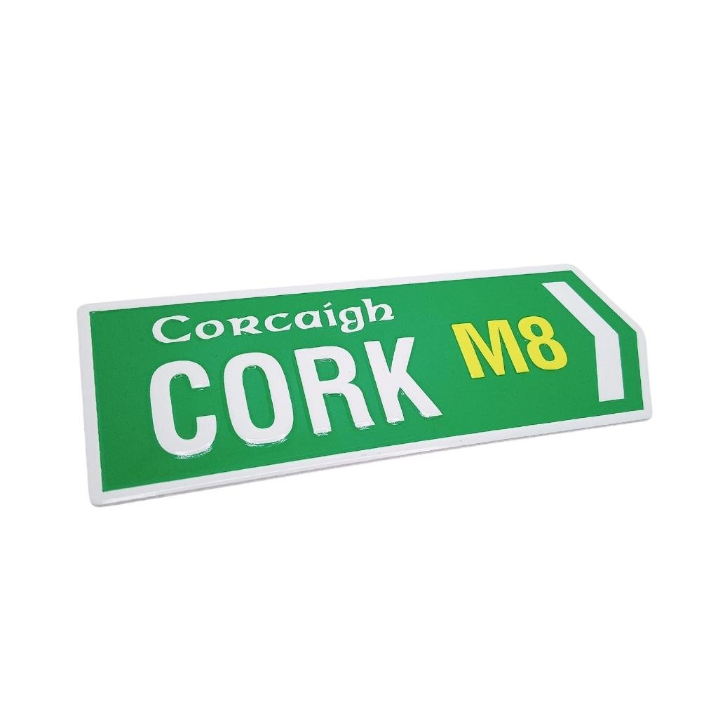 Cork Road Sign Magnet by Irish Decal Products - Gift