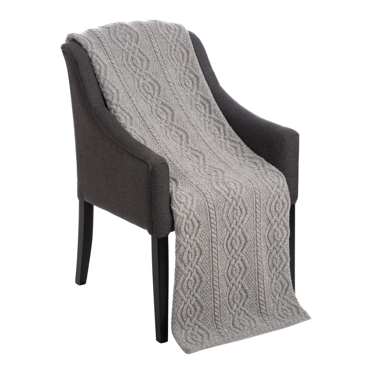 Dara Merino Wool Aran Throw - The Celtic Gift Store - 