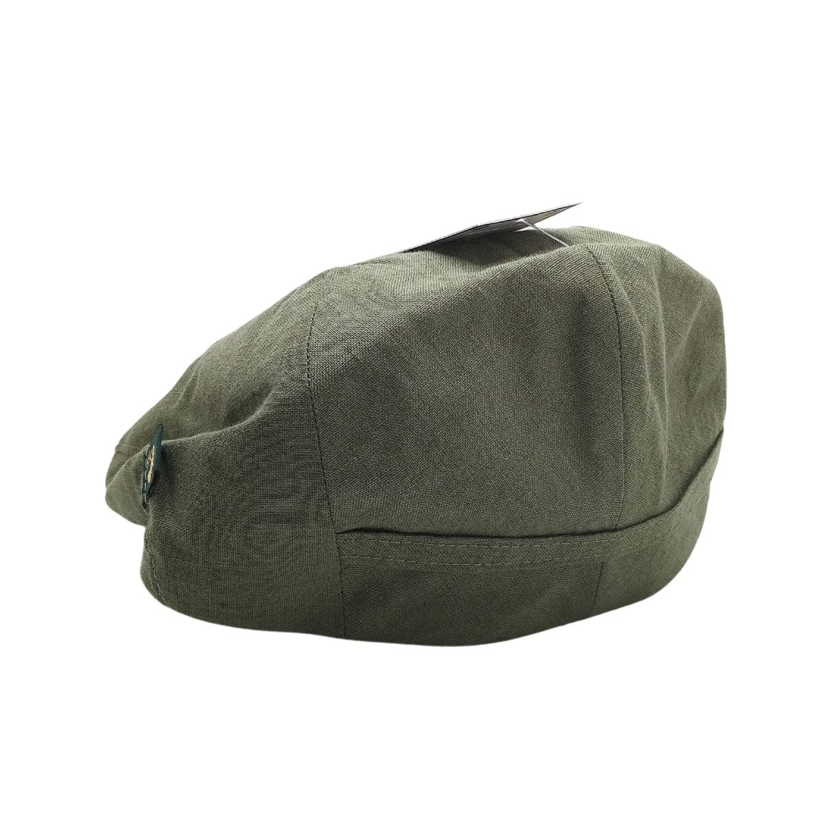 Dark Green Mucros Weavers Linen Cap by Mucros Weavers - Hats