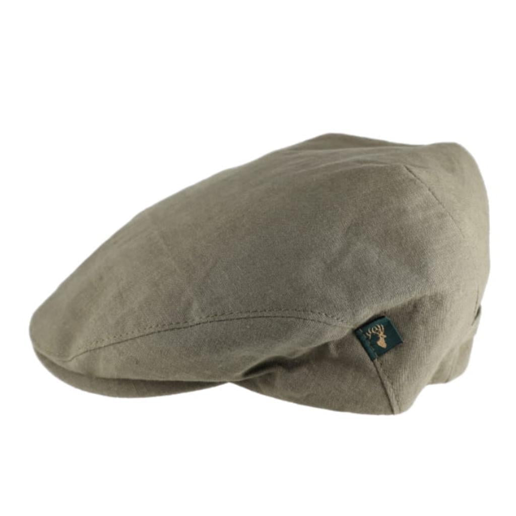 Dark Green Mucros Weavers Linen Cap