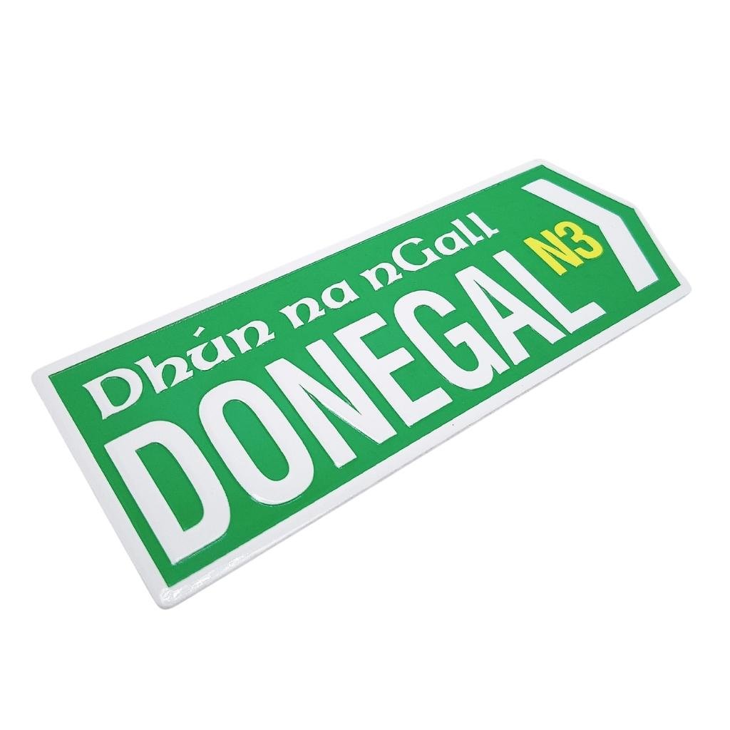 Donegal Road Sign Magnet by Irish Decal Products - Gift