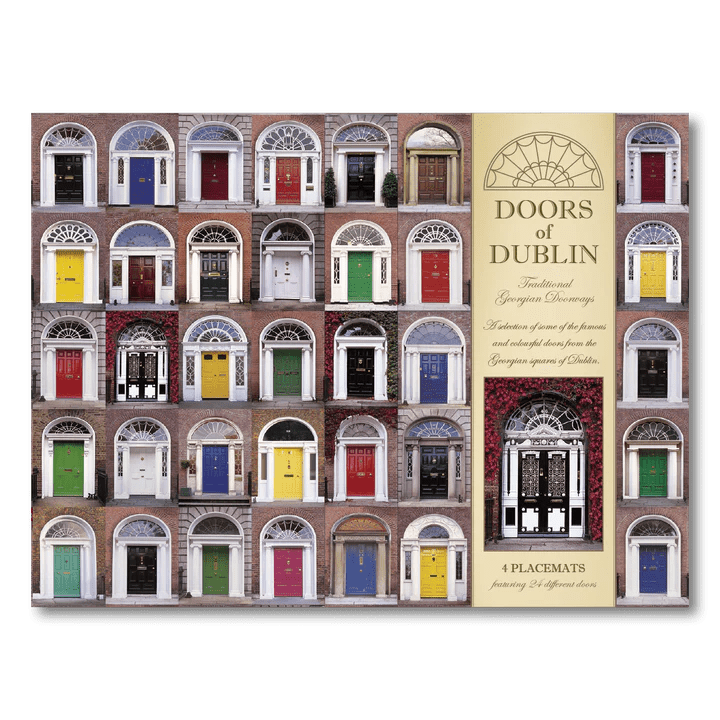 Doors of Dublin Placemat (Set of 4) - The Celtic Gift Store - Tableware