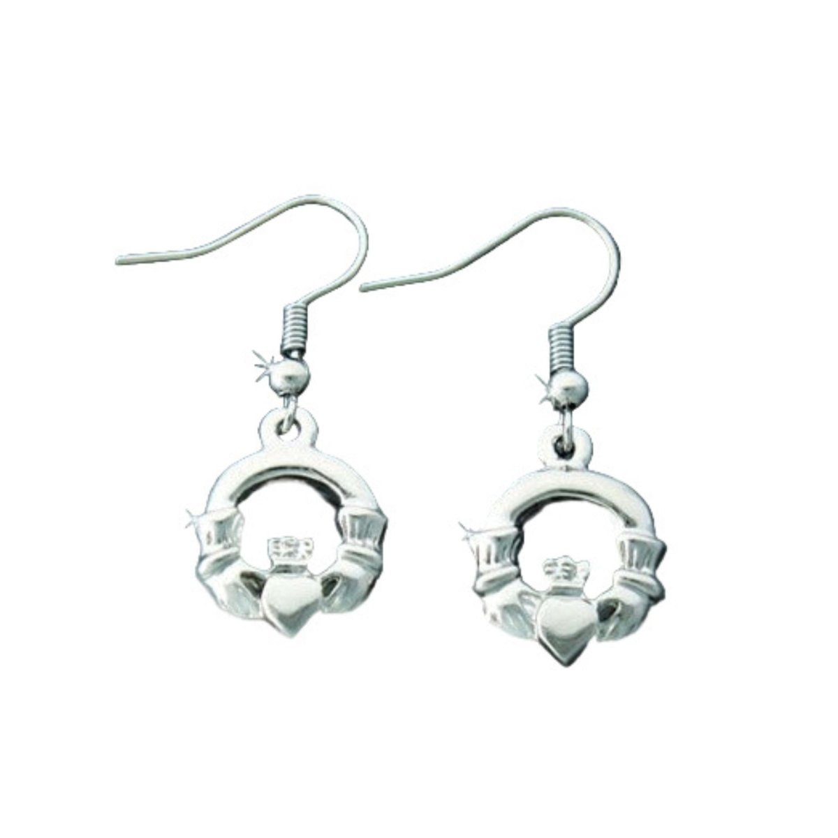 Double Sided Claddagh Earrings