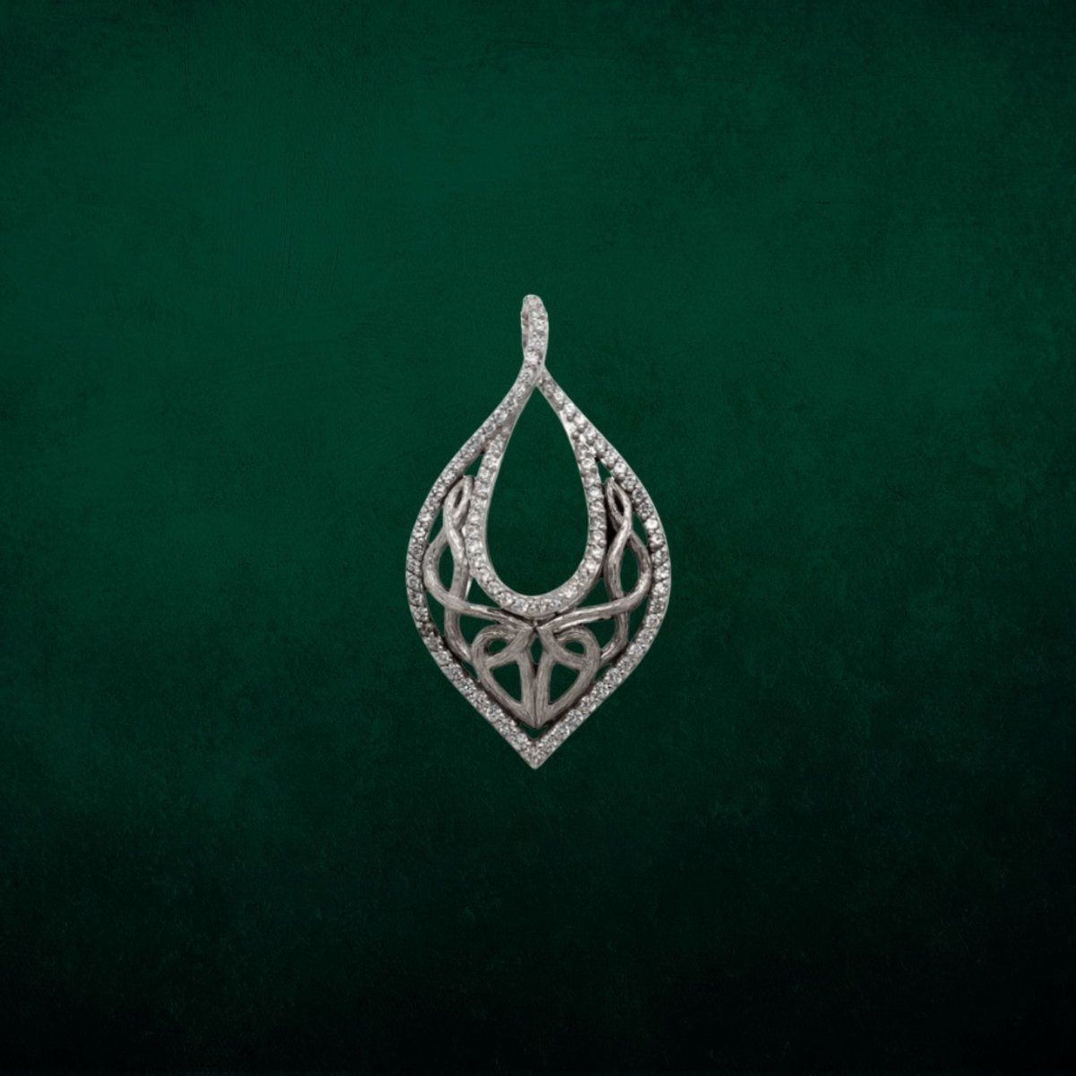 Double Sided Sterling Silver Celtic Love Chalice Necklace - The Celtic Gift Store - Necklaces