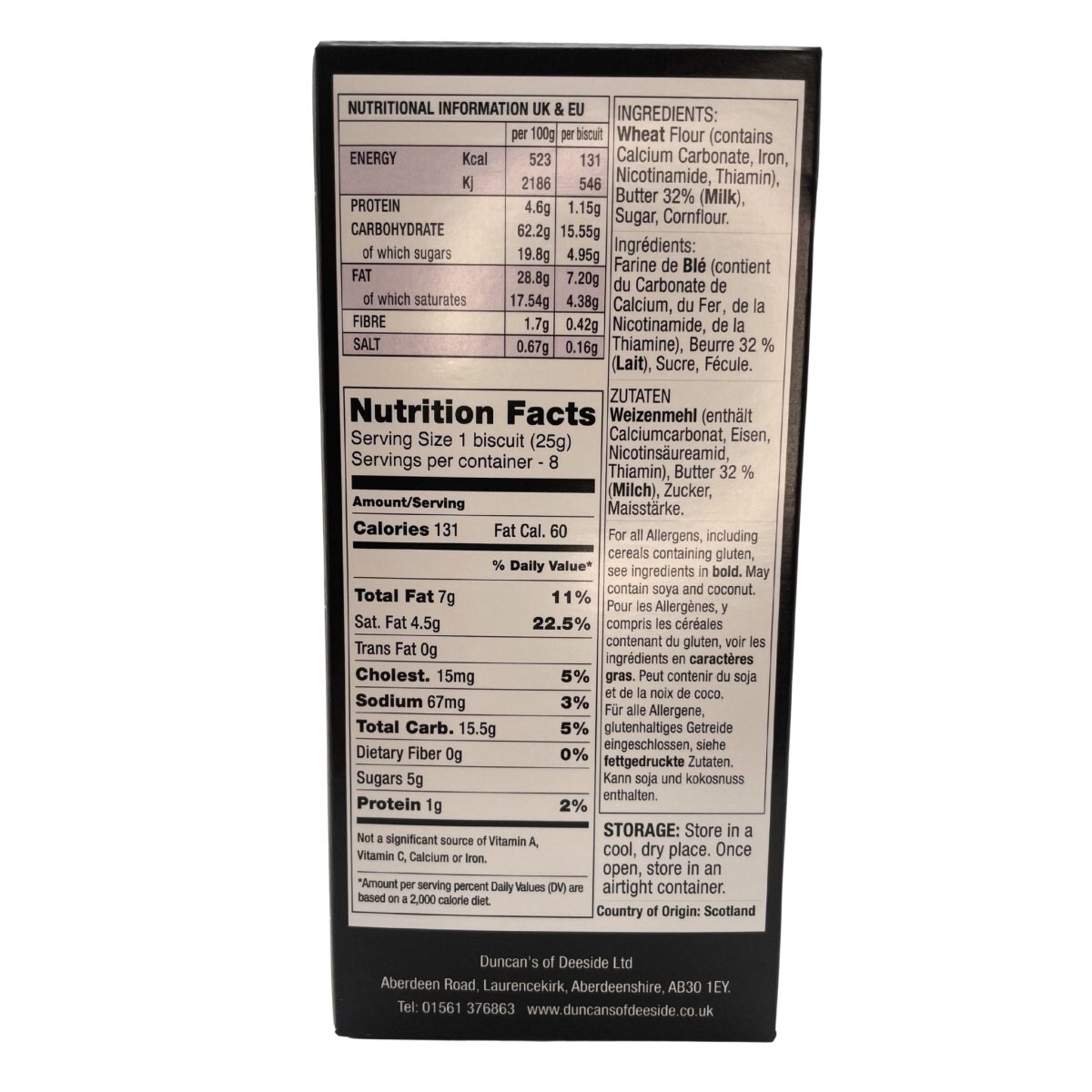 Duncan's All Butter Scottish Shortbread