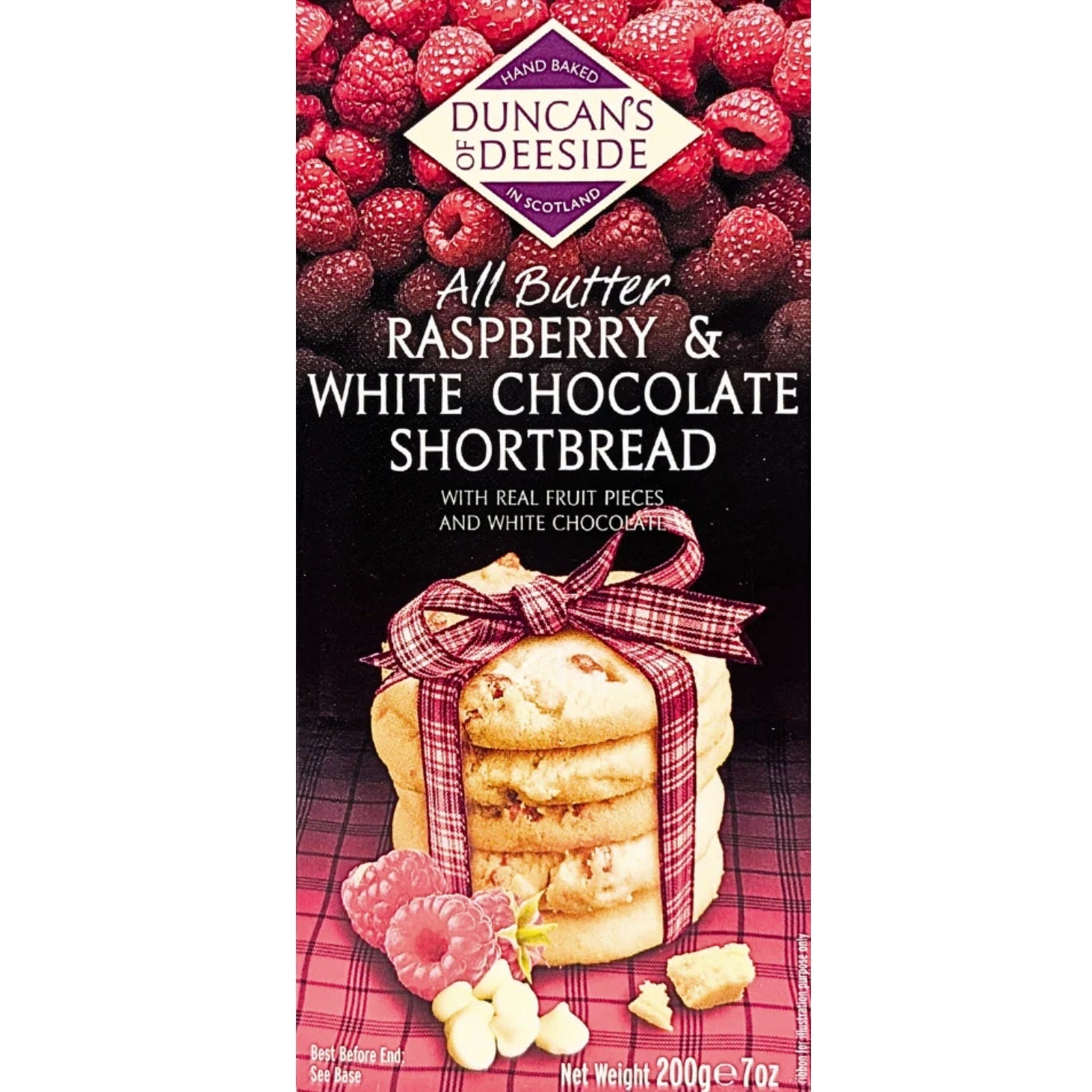 Duncan's Raspberry and White Chocolate Shortbread