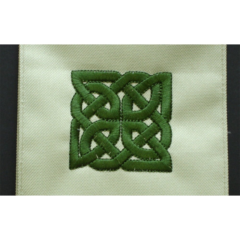 Embroidered Celtic Knot Canvas Wine Caddy - The Celtic Gift Store - Drinkware