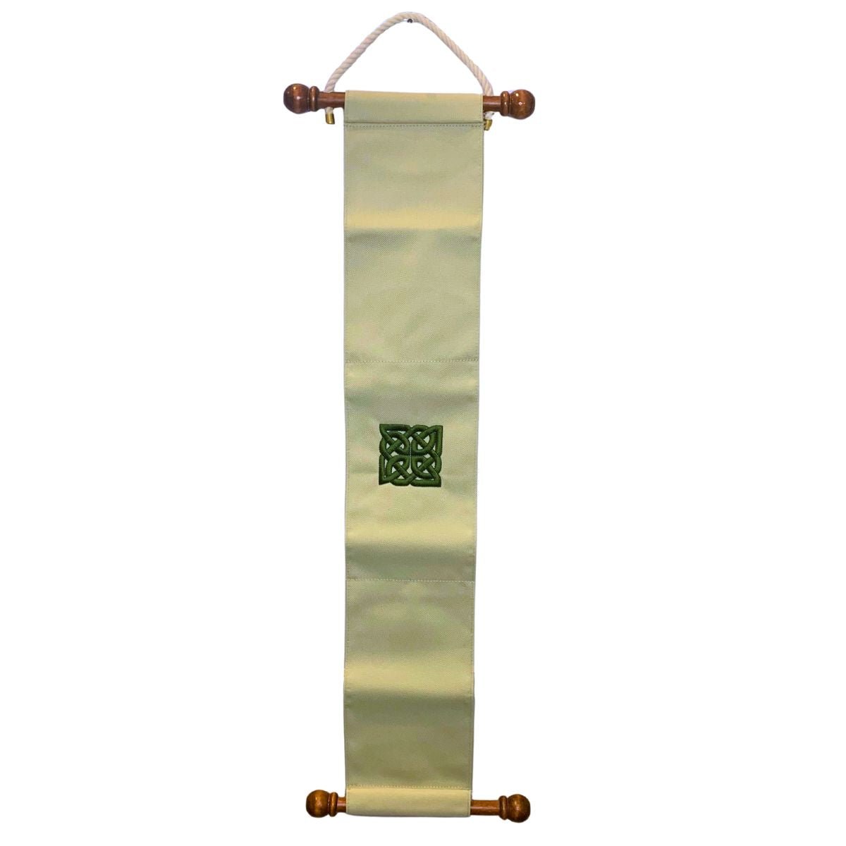 Embroidered Celtic Knot Canvas Wine Caddy - The Celtic Gift Store