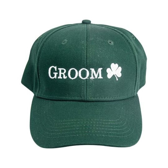 Embroidered Groom Cap - The Celtic Gift Store - Hats