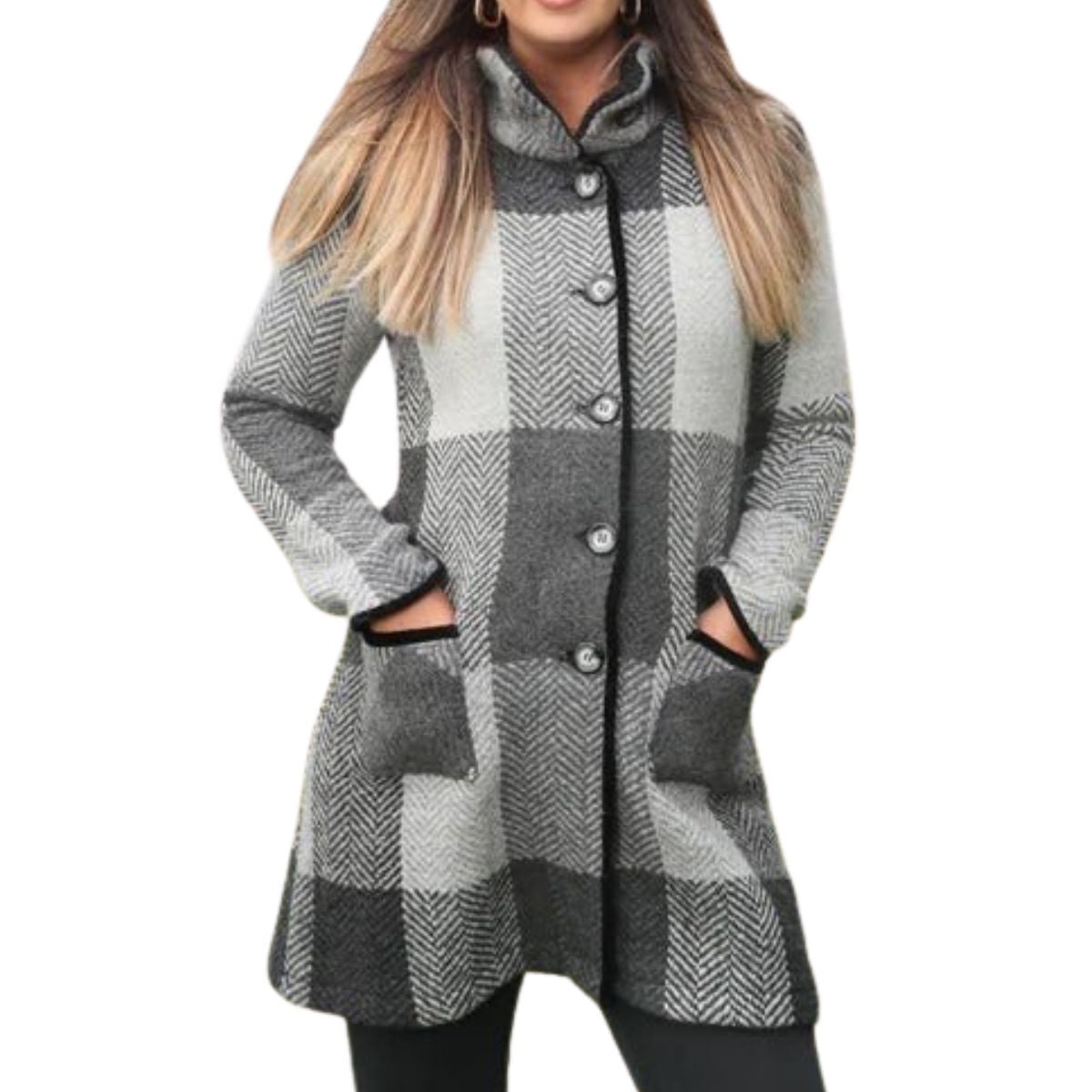 Emma Coat - Donegal Grey