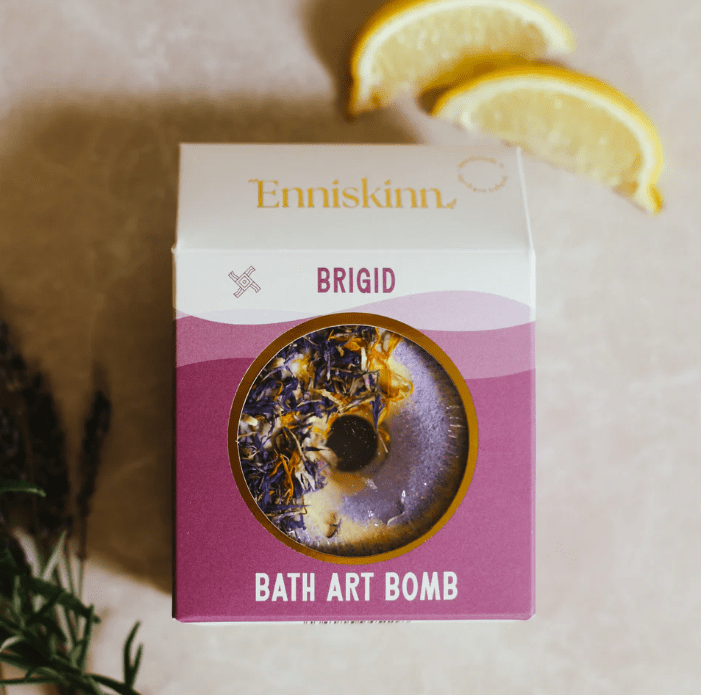 Enniskinn Bath Art Bomb - Brigid - The Celtic Gift Store - Beauty and Wellness