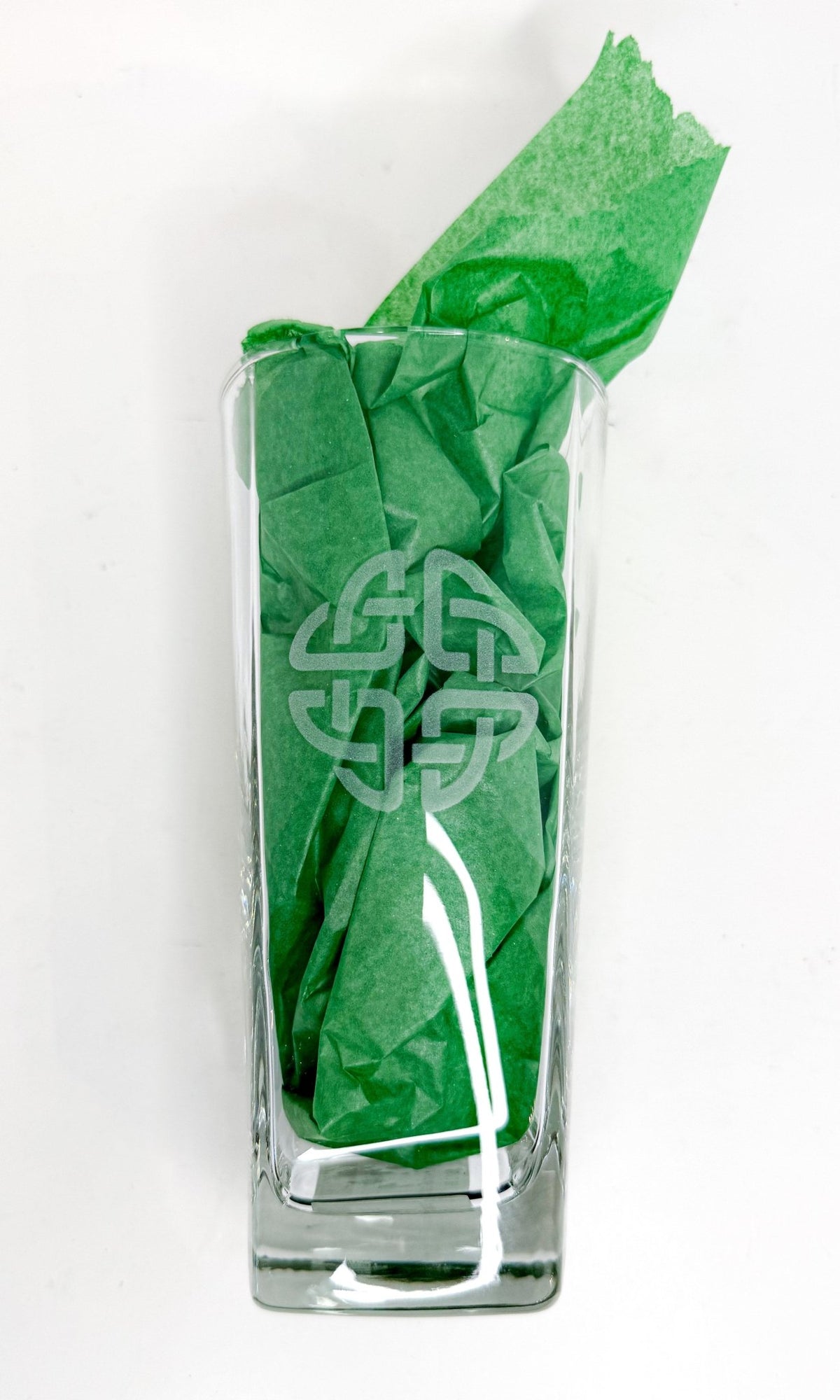 Etched Celtic Knot Glass Tumbler - The Celtic Gift Store - Drinkware