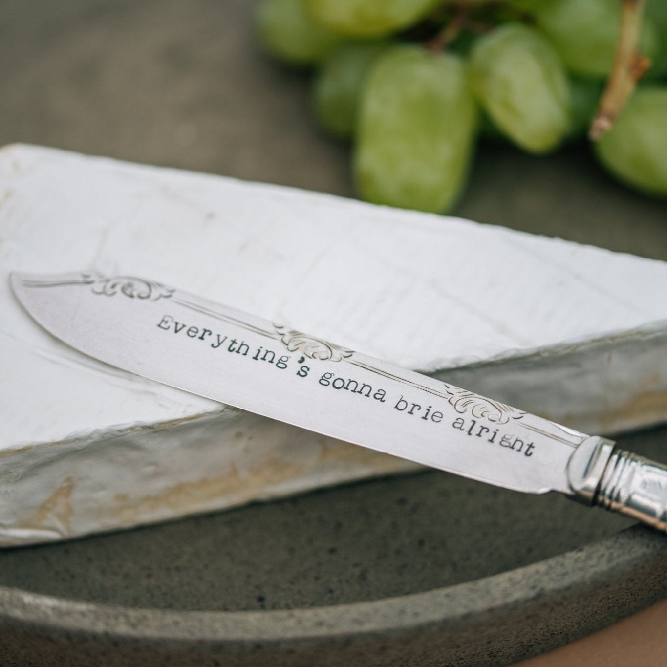 Everything's Gonna Brie Alright Cheese Knife