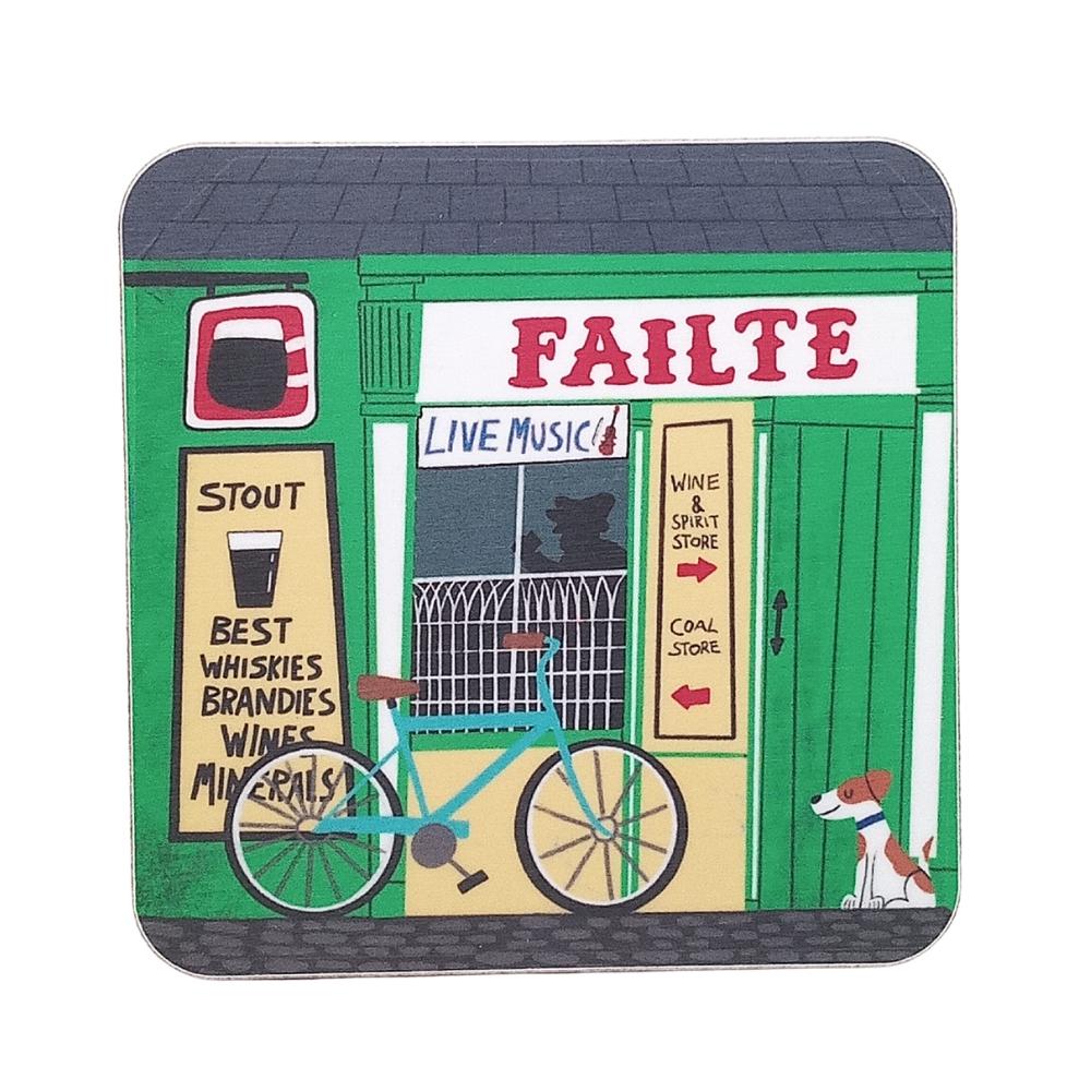 Failte Pub Front Coaster