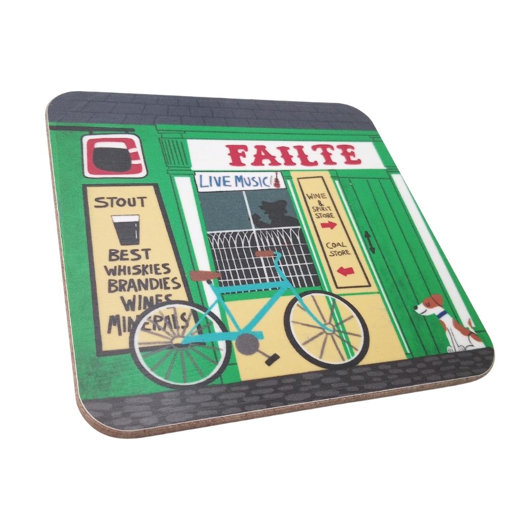 Failte Pub Front Coaster