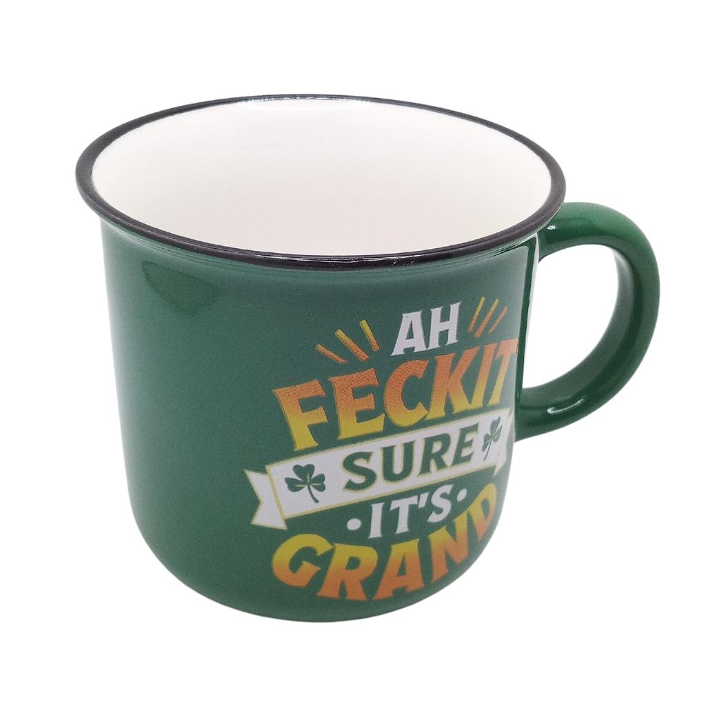 Feckit Sure It's Grand Mug 12oz by Irish Decal Products - Drinkware