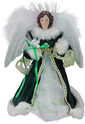 Fiber Optic LED Irish Angel Tree Topper - The Celtic Gift Store - Holiday