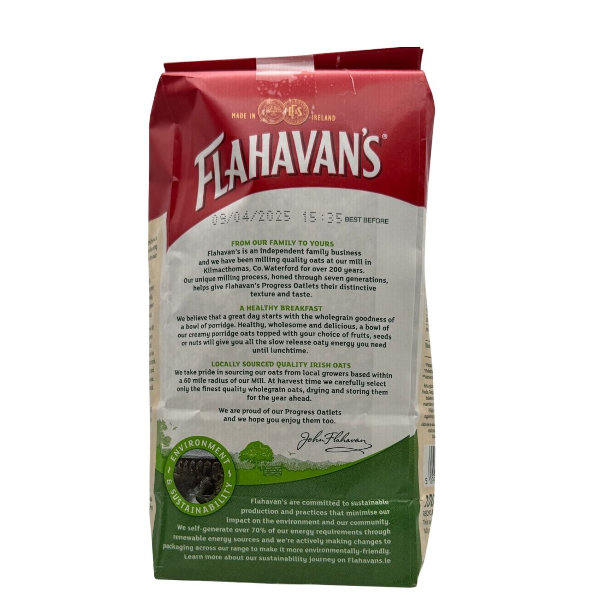Flahavan's Progress Oatmeal - 1kg
