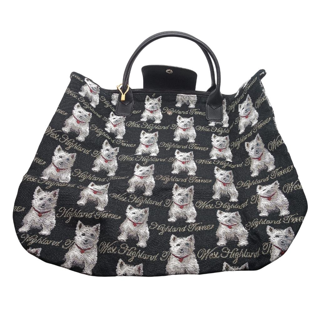Fold Away Shopping Bag - Westie