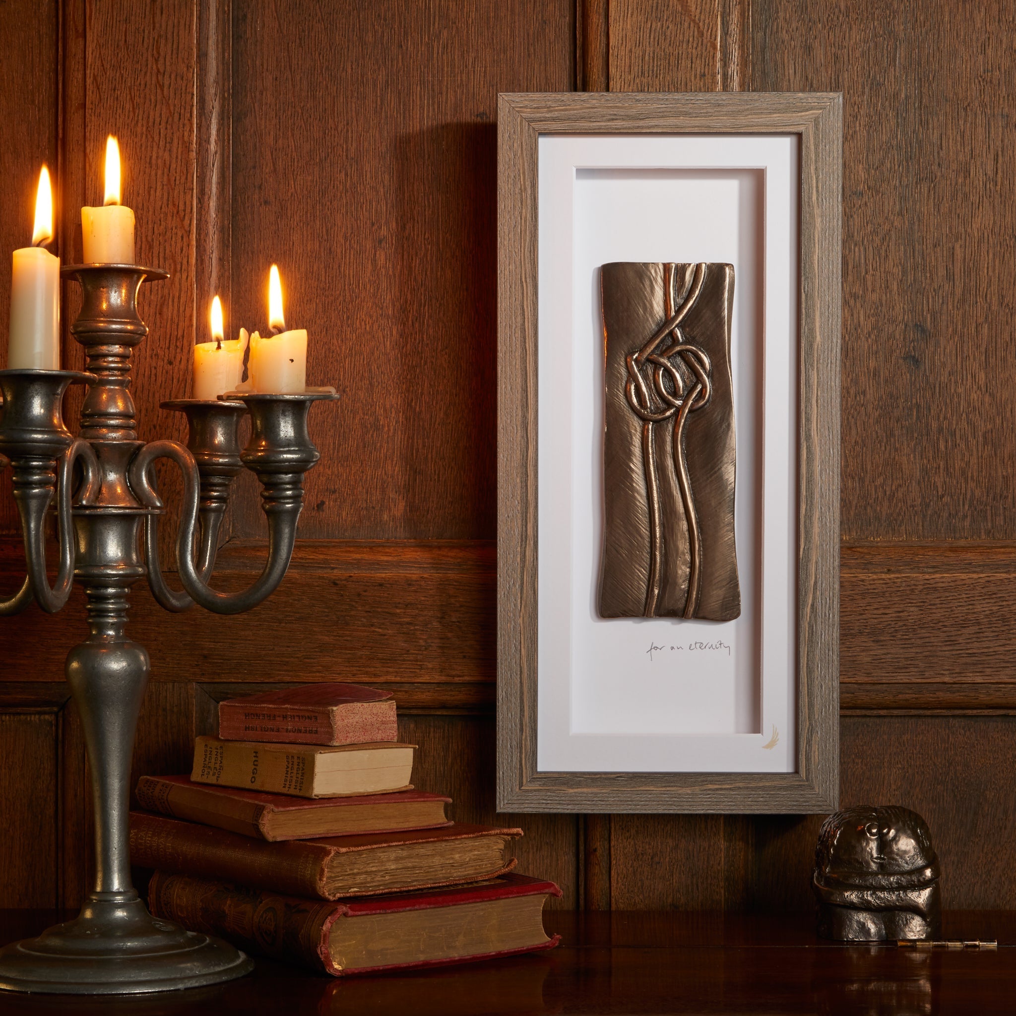 For an Eternity Framed Bronze Wall Plaque - The Celtic Gift Store - Decor