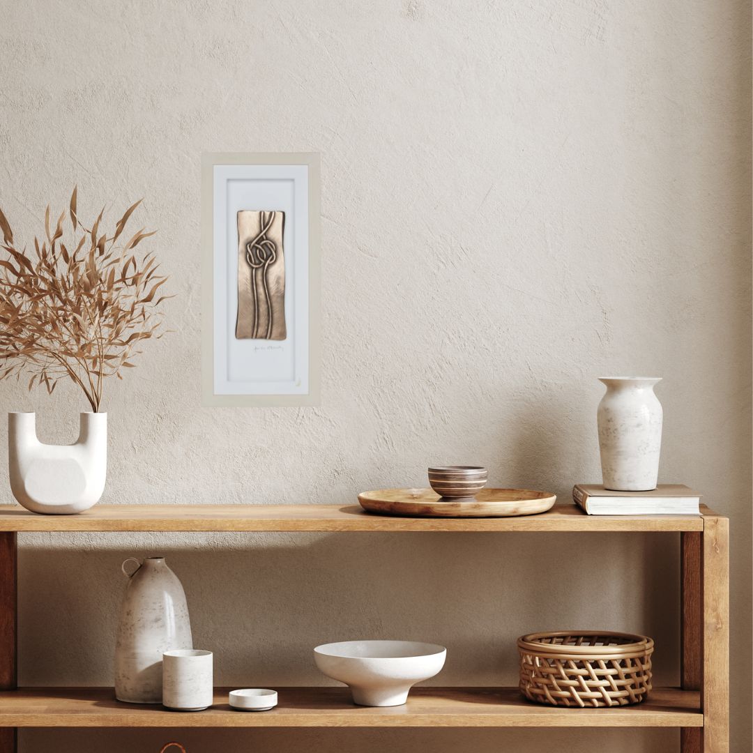 For an Eternity Framed Bronze Wall Plaque