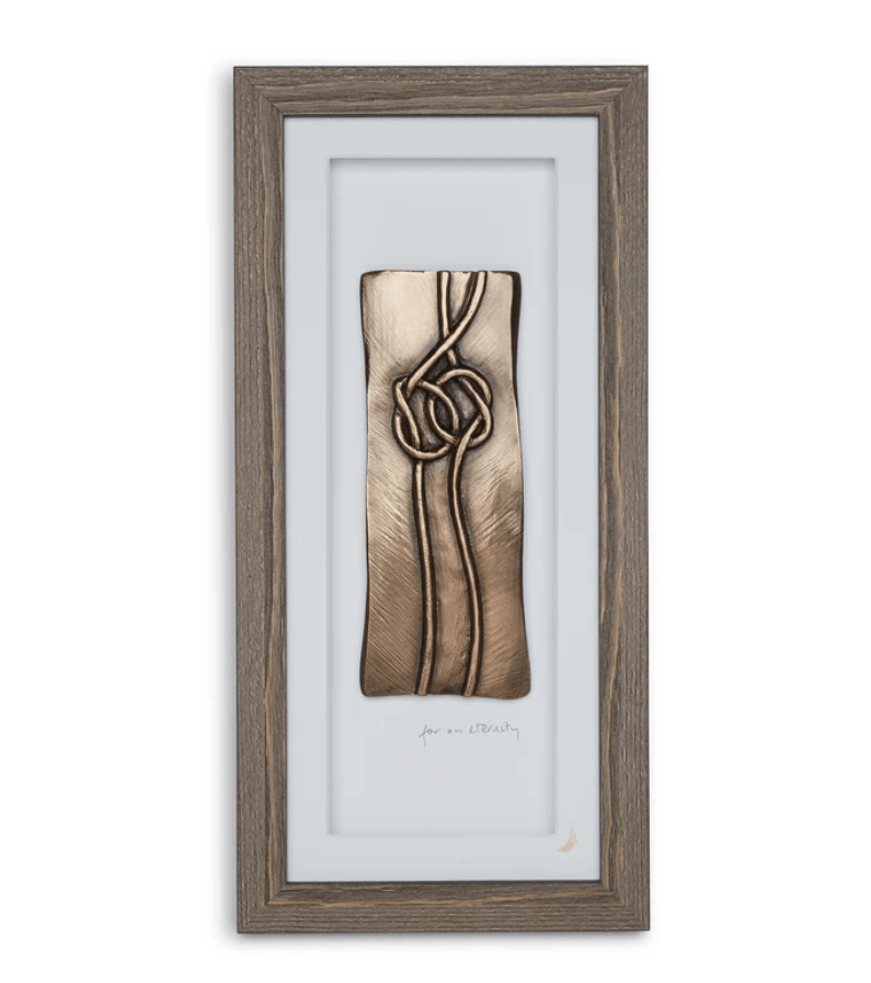 For an Eternity Framed Bronze Wall Plaque