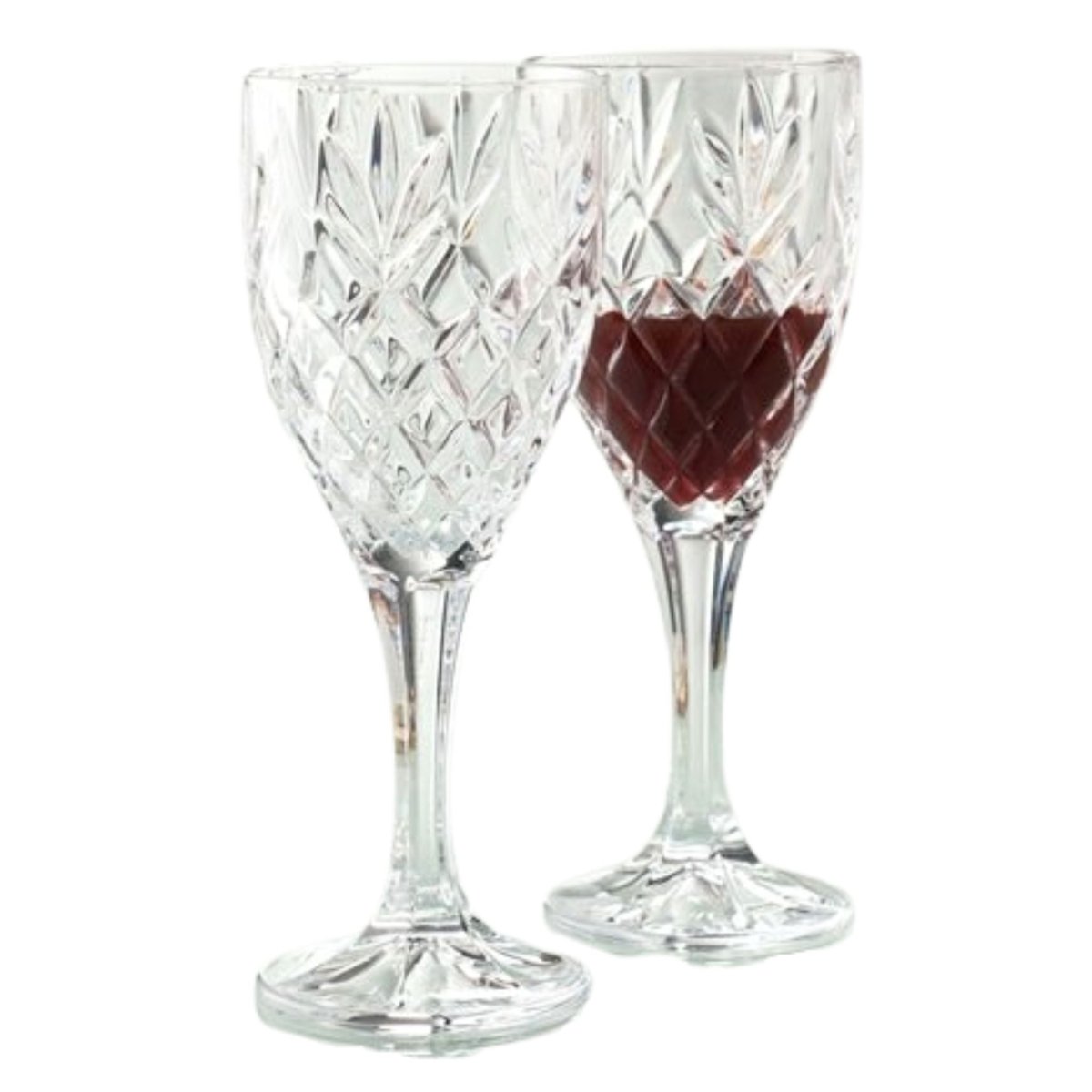 Galway Crystal Renmore Goblet Glass Pair - The Celtic Gift Store - House and Home