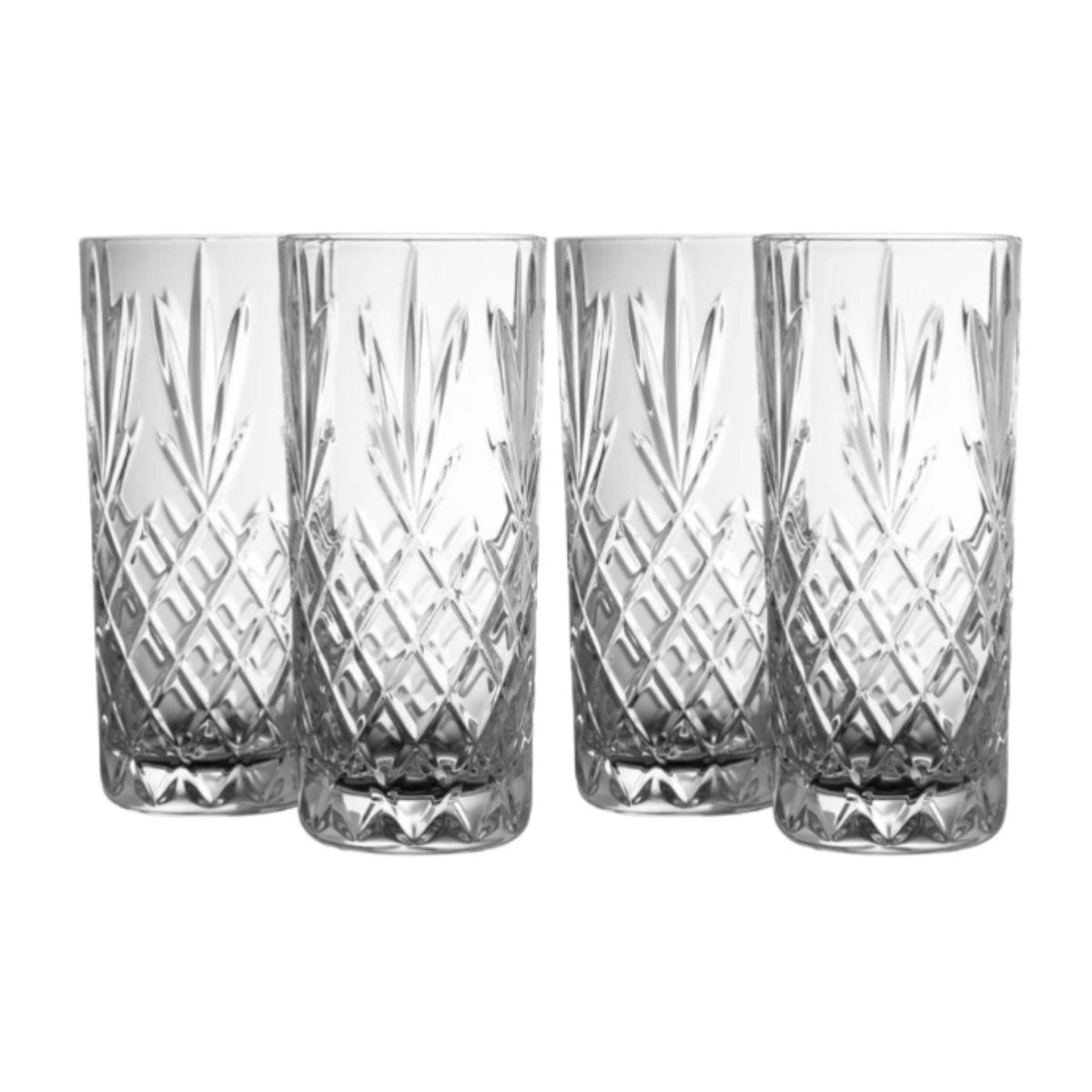 Galway Crystal Renmore Hi - Ball Glass set of 4
