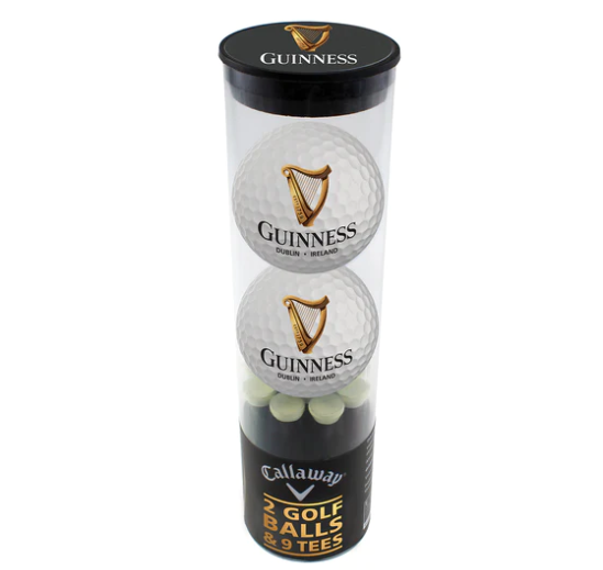Guinness Golf Balls and Tee Set