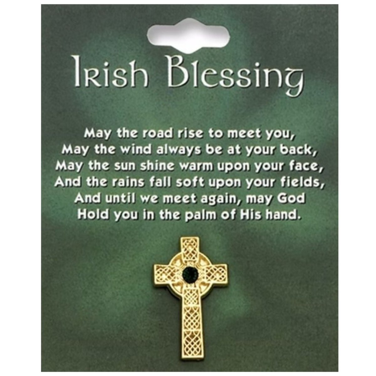 Gold Celtic Cross Lapel Pin