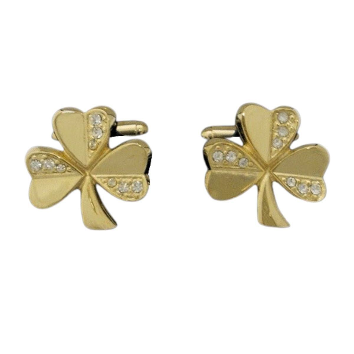 Gold Shamrock Cufflinks
