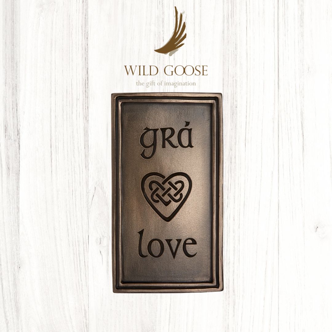 Grá Love Bronze Wall Plaque