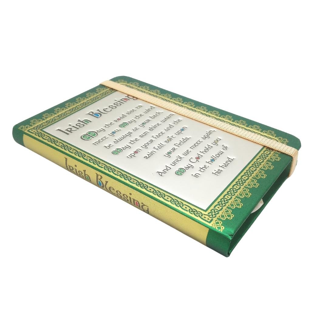 Green Irish Blessing Notebook