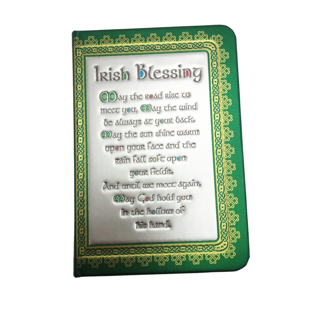 Green Irish Blessing Notebook