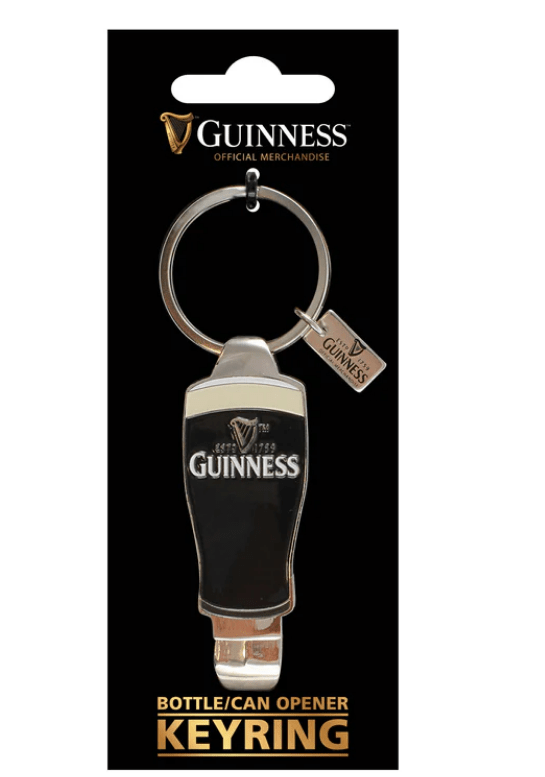 Guinness Bottle/Can Opener Keyring - The Celtic Gift Store - Keychains