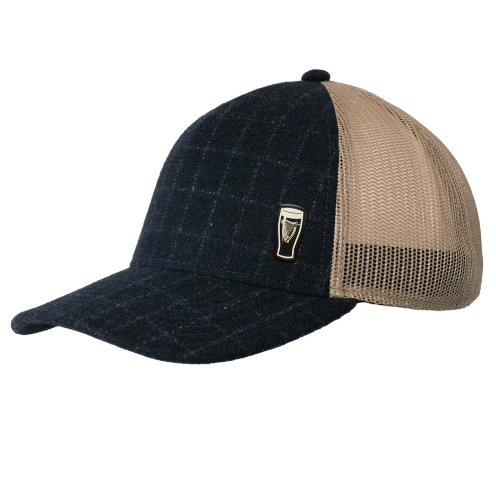 Guinness Checked Trucker Hat - The Celtic Gift Store - Hats