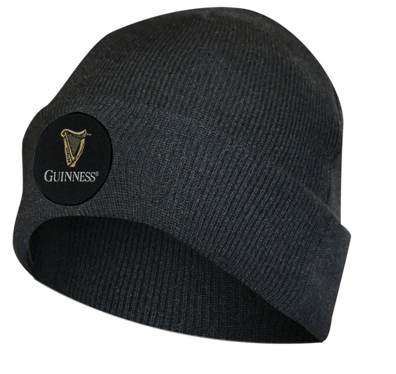 Guinness Classic Black Label Beanie - The Celtic Gift Store - Hats