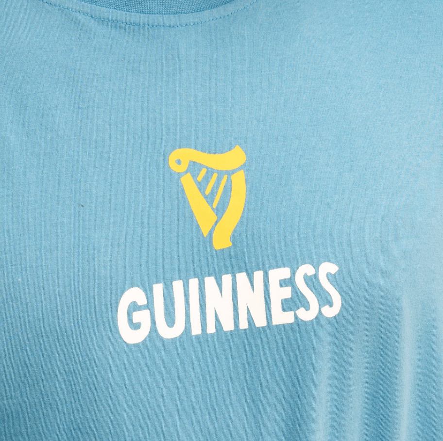 Guinness Lovely Day Blue Longsleeve T-Shirt - The Celtic Gift Store - Clothing
