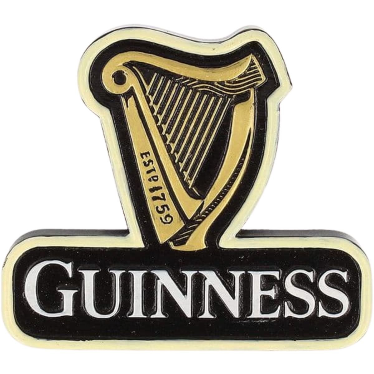 Guinness Resin Harp Logo Magnet